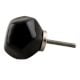 Solid Black Octagon Ceramic Knobs Online